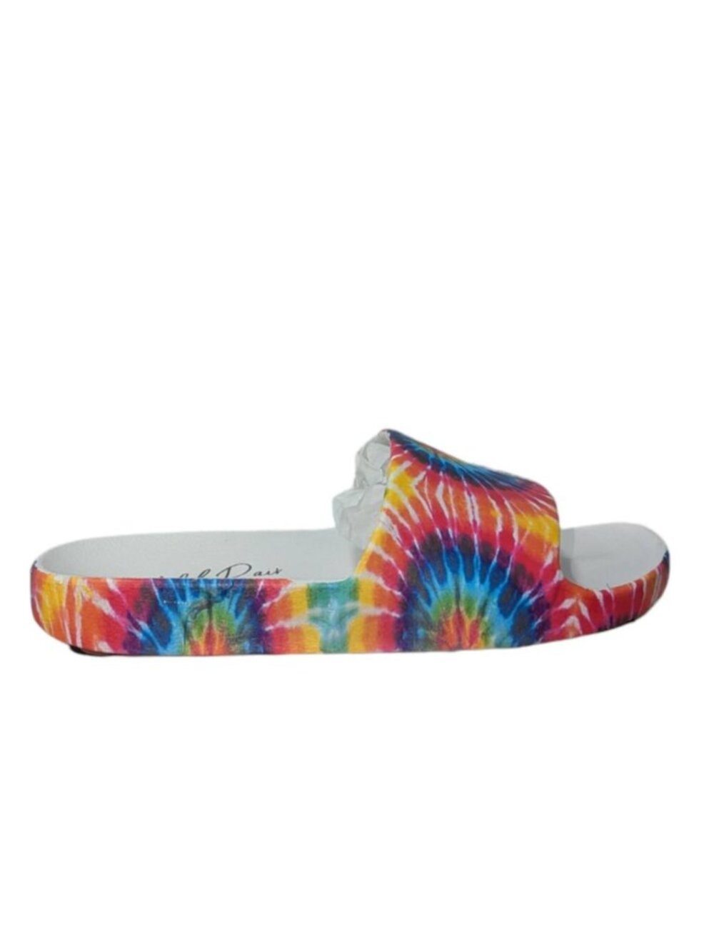 Wild Pair Slyde Tie-Dye Pool Slides, Size 7 - O